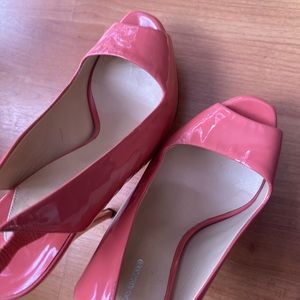 Peach color heels by nicholas kirkwood